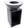 RedFire Garden Barbecue with Wood Storage Onyx 60 cm Black
