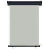 vidaXL Balcony Side Awning 125x250 cm Grey