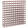 vidaXL Wine Rack for 120 Bottles Brown Solid Wood Pine