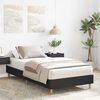 vidaXL Bed Frame No Mattress Black 90x190 cm Single Engineered Wood