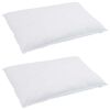 vidaXL Pillow with Pillow 2 pcs White 40 x 80 cm Cotton