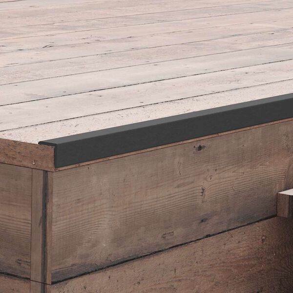 vidaXL 5 pcs Decking Angle Trims WPC 170 cm Black