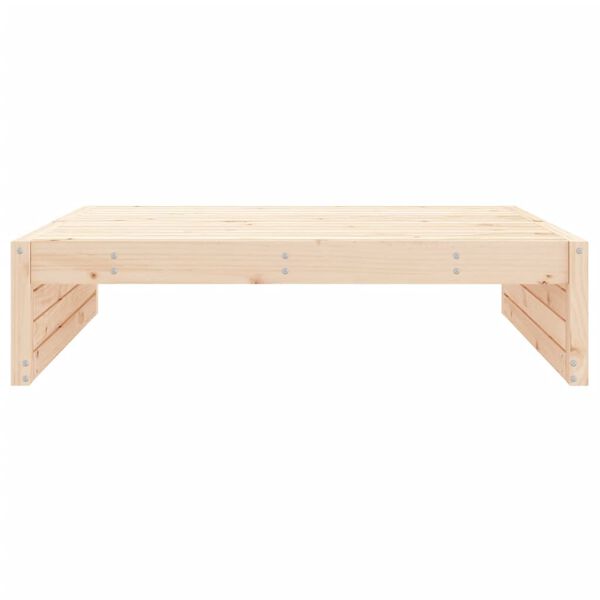 vidaXL Garden Footstool 120x80 cm Solid Wood Pine