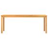 vidaXL 7 Piece Garden Dining Set Solid Wood Teak