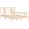 vidaXL Bed Frame without Mattress 140x200 cm Solid Wood Pine