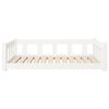 vidaXL Dog Bed White 105.5x75.5x28 cm Solid Wood Pine