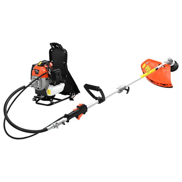 vidaXL Brush Cutter Backpack Design Orange 52 cc 1.45 kW
