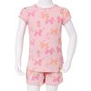 Kids' Pyjamas with Short Sleeves Light Pink 140