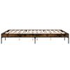 vidaXL Bed Frame without Mattress Smoked Oak 150x200 cm King Size