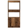 vidaXL Highboard Old Wood 63x33x140 cm Engineered Wood