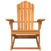 vidaXL Garden Adirondack Rocking Chair Solid Wood Teak