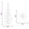 vidaXL Wooden Christmas Tree for Decoration 180 cm Solid Wood Pine