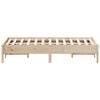 vidaXL Bed Frame without Mattress 120x190 cm Small Double Solid Wood Pine