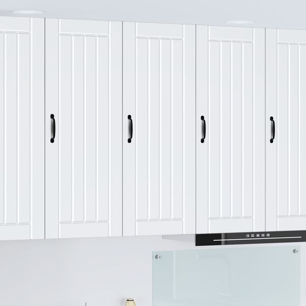 vidaXL Dishwasher Panel Lucca White 40 x 31 x 100 cm Engineered Wood