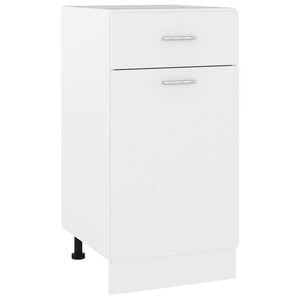 vidaXL Drawer Bottom Cabinet "Lyon" White 40x46x81,5 cm Engineered Wood