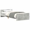 vidaXL Bed Frame without Mattress Concrete Grey 90x190 cm
