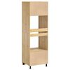 vidaXL Cabinet with Shelf Honey 66 x 58 x 207 cm Solid Pine Wood
