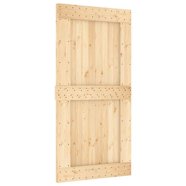 vidaXL Door NARVIK 100x210 cm Solid Wood Pine