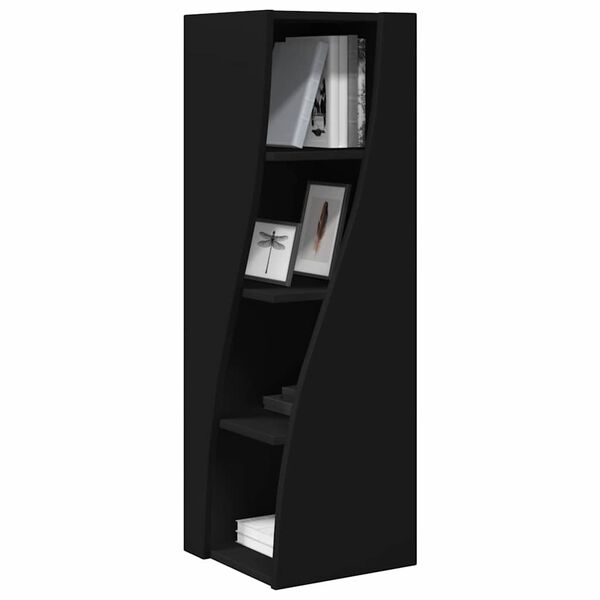vidaXL Corner Cabinet Black 32x32x102cm Engineered Wood