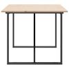 vidaXL Dining Table O-Frame 180x90x75 cm Solid Wood Pine and Steel