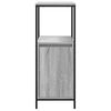 vidaXL Bathroom Cabinet with Shelves Grey Sonoma 36x35x95 cm
