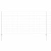 vidaXL Outdoor Wild Fence with Posts 25 x 1.2 m Galvanised Steel Mesh