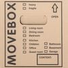 vidaXL Moving Box 20 pcs Natural 59 x 31.5 x 31.5 cm Cardboard