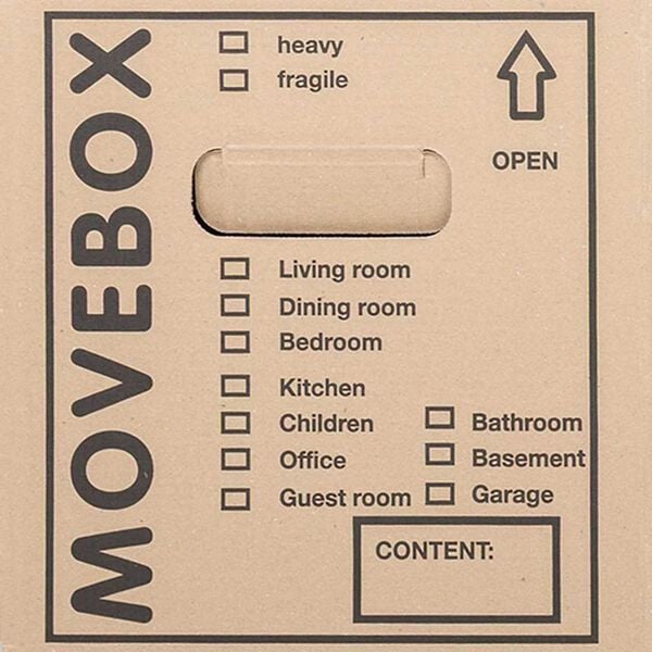 vidaXL Moving Box 20 pcs Natural 59 x 31.5 x 31.5 cm Cardboard