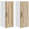 vidaXL Dishwasher Panel Kalmar 2 pcs Sonoma Oak Engineered Wood