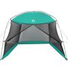 vidaXL Tents with Roof Sea green 320 x 320 x 218 cm Polyester