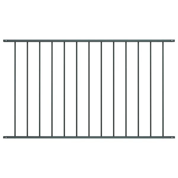 vidaXL Fence Panel Powder-coated Steel 1.7x0.75 m Anthracite