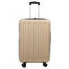 vidaXL Suitcase Folding Champagne 34 x 23 x 55.5 cm ABS Plastic