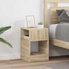 vidaXL End Table 2 pcs Sonoma Oak 30.5 x 30 x 45 cm Engineered Wood