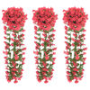 vidaXL Christmas Flower Garlands 3 pcs Rose 85 cm