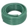 vidaXL Garden Hose with Fitting Set Green 0.5" 50 m PVC