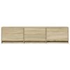 vidaXL TV Cabinet with LED Sonoma 165 x 34 x 40 cm Engineered Wood