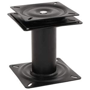 vidaXL Boat Seat Pedestal with 360&deg; Seat Swivel Steel