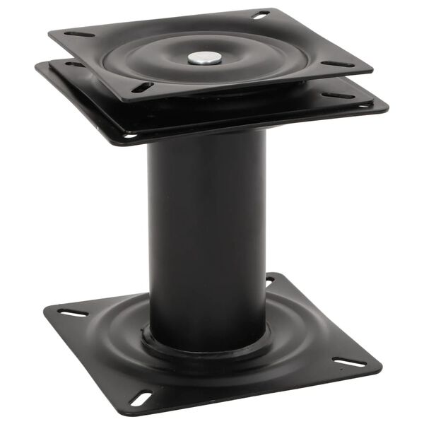 vidaXL Boat Seat Pedestal with 360&deg; Seat Swivel Steel