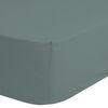 Good Morning Jersey Fitted Sheet 90/100x220 cm Misty Green