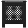 vidaXL MDF Radiator Cover Black 78 cm