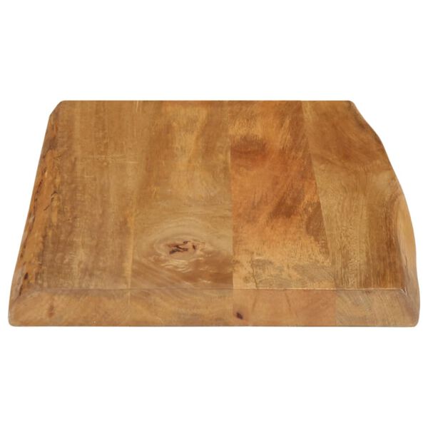 vidaXL Table Top 50x40x3.8 cm Live Edge Solid Wood Mango
