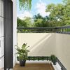 vidaXL Balcony Screen Cream 100 x 500 cm Oxford Fabric