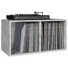 vidaXL Vinyl Storage Box Concrete Grey 71x34x36 cm Engineered Wood