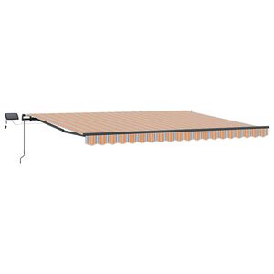 vidaXL Retractable Awning Multicolour 400 x 300 cm