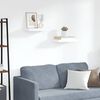 vidaXL Floating Wall Shelves 2 pcs White 40x23x3.8 cm MDF