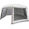 vidaXL Pool Tent with Removable Fly & Mesh Walls Grey 670x590 cm