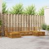 vidaXL Sofa Sets 6 pcs Natural Solid Acacia Wood