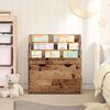 vidaXL Kids Bookshelf Old Wood 60 x 29.5 x 69 cm Engineered Wood