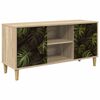 vidaXL TV Cabinet ELBURG 102 x 33 x 50 cm Sonoma Engineered Wood