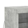 vidaXL Sideboard with LED Lights Concrete Grey 41x37x67 cm